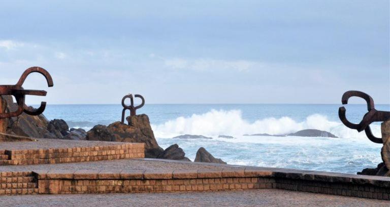 Beautiful Apartment Ondarreta Beach San Sebastián Dış mekan fotoğraf